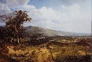Theodore Fourmois Landscape in the Ardennes oil on canvas